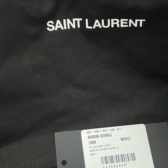 YSL BAG S KATE
GRAIN DE POUDRE TECHNO with Box and Dust bag - Picture 4 of 5